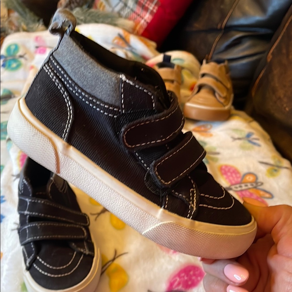Black toddler high tops